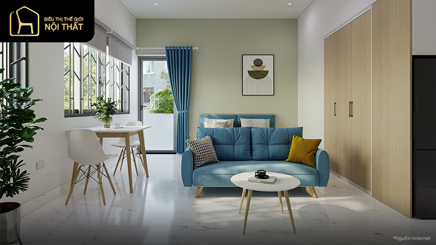 3 cách thiết kế nội thất căn hộ nhỏ (chỉ 50m2) tiết kiệm mà đẹp 15 3 cách thiết kế nội thất căn hộ nhỏ (chỉ 50m2) tiết kiệm mà đẹp