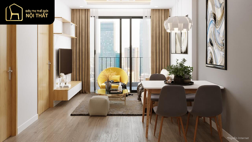 3 cách thiết kế nội thất căn hộ nhỏ (chỉ 50m2) tiết kiệm mà đẹp 3 3 cách thiết kế nội thất căn hộ nhỏ (chỉ 50m2) tiết kiệm mà đẹp