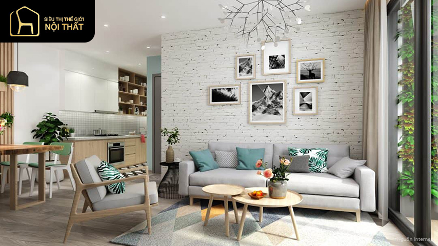 3 cách thiết kế nội thất căn hộ nhỏ (chỉ 50m2) tiết kiệm mà đẹp 2 3 cách thiết kế nội thất căn hộ nhỏ (chỉ 50m2) tiết kiệm mà đẹp