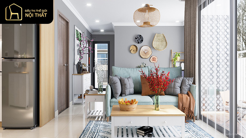 3 cách thiết kế nội thất căn hộ nhỏ (chỉ 50m2) tiết kiệm mà đẹp 4 3 cách thiết kế nội thất căn hộ nhỏ (chỉ 50m2) tiết kiệm mà đẹp