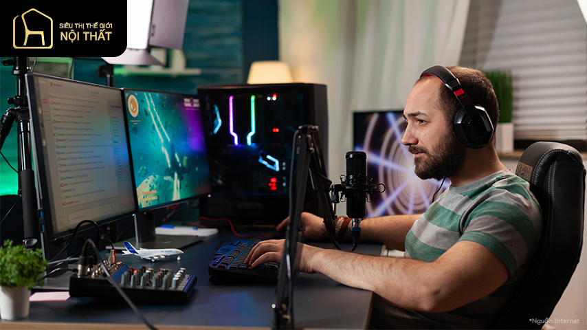10+ mẫu thiết kế phòng làm việc cho streamer gợi mở ý tưởng 1 thiết kế phòng làm việc streamer (1)