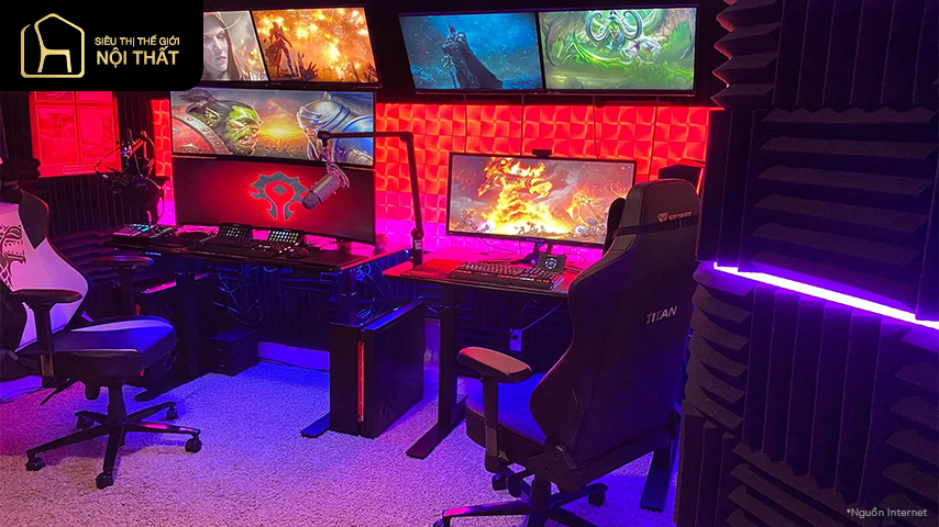 10+ mẫu thiết kế phòng làm việc cho streamer gợi mở ý tưởng 12 thiết kế phòng làm việc streamer (11)