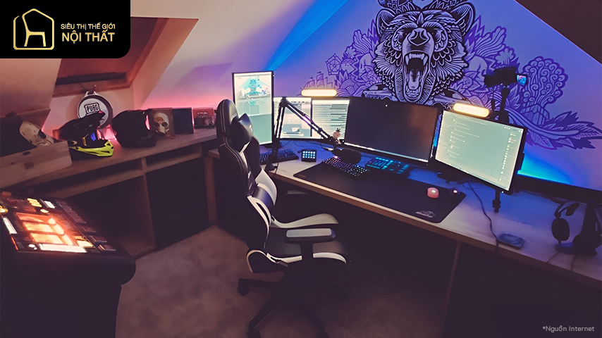 10+ mẫu thiết kế phòng làm việc cho streamer gợi mở ý tưởng 15 thiết kế phòng làm việc streamer (15)