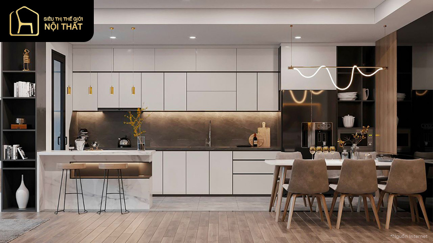 Tổng hợp những mẫu thiết kế nhà bếp hiện đại, sang trọng và tiện nghi nhất 10 Tổng hợp những mẫu thiết kế nhà bếp hiện đại, sang trọng và tiện nghi nhất