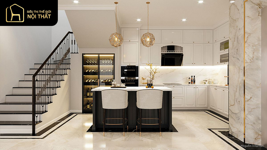 Tổng hợp những mẫu thiết kế nhà bếp hiện đại, sang trọng và tiện nghi nhất 12 Tổng hợp những mẫu thiết kế nhà bếp hiện đại, sang trọng và tiện nghi nhất