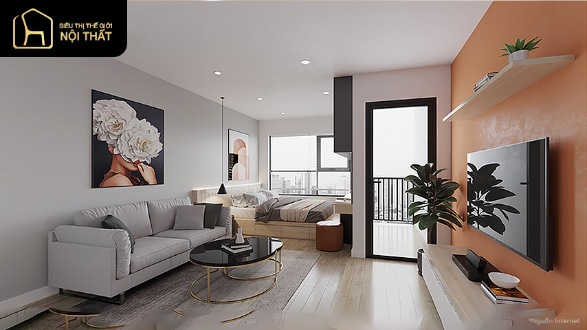 mẫu căn hộ studio đẹp mẫu căn hộ studio đẹp