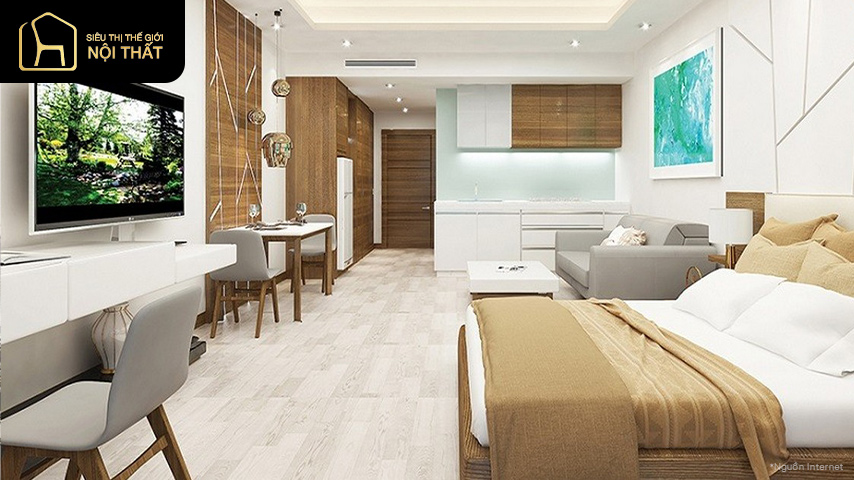 mẫu căn hộ studio đẹp mẫu căn hộ studio đẹp