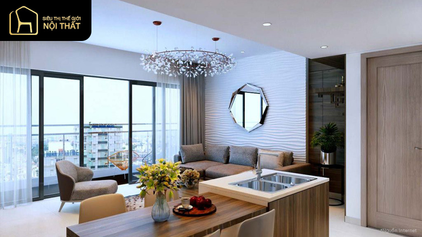 Cách thiết kế nội thất chung cư 70m2 đẹp ấn tượng 12 Cách thiết kế nội thất chung cư 70m2 đẹp ấn tượng