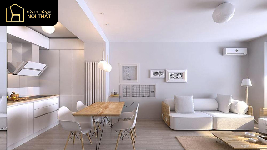 Cách thiết kế nội thất chung cư 70m2 đẹp ấn tượng 3 Cách thiết kế nội thất chung cư 70m2 đẹp ấn tượng