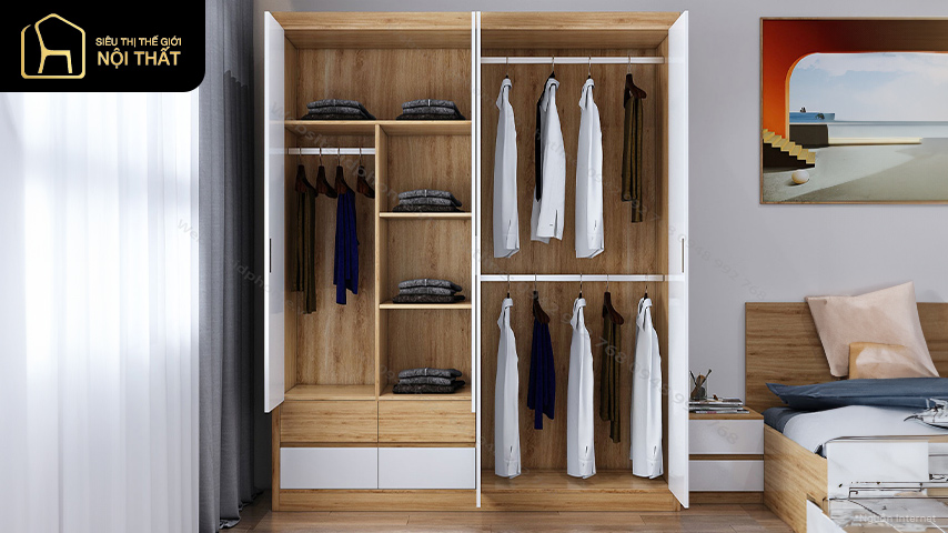 Các kích thước tủ quần áo tiêu chuẩn