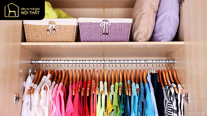 Mẹo Hay Sắp Xếp Tủ Quần Áo Gọn Gàng