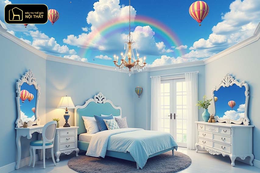Ứng dụng của trần xuyên sáng trong thiết kế nội thất 45 Trần xuyên sáng