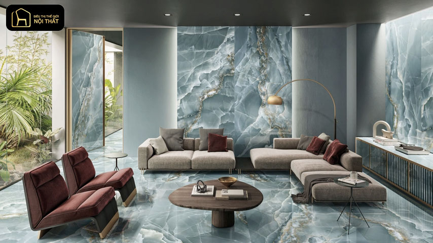 Xu hướng vật liệu đá tự nhiên trong thiết kế nội thất 2024 