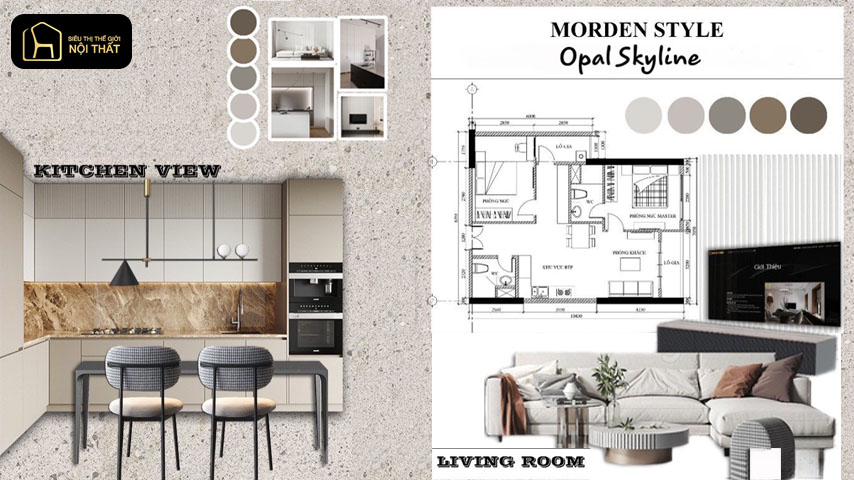 Thiết kế nội thất chung cư giúp tối ưu không gian