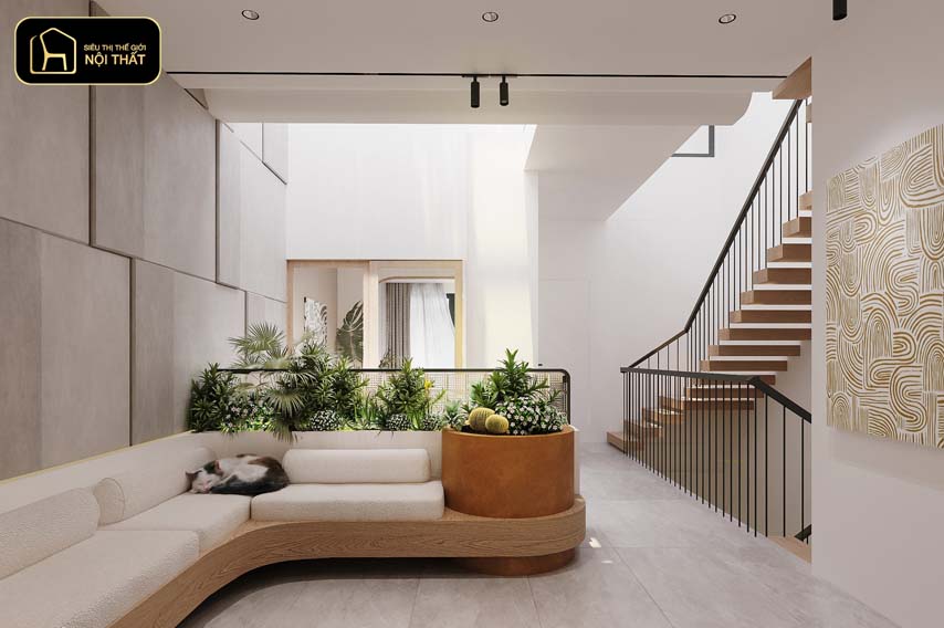 thiết kế nhà có giếng trời