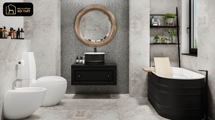 thiết kế nội thất phòng tắm 