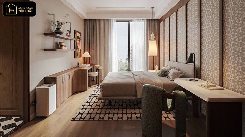 Thiết kế phòng ngủ master