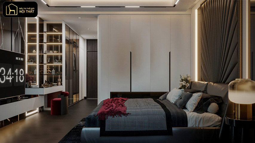 Thiết kế phòng ngủ master