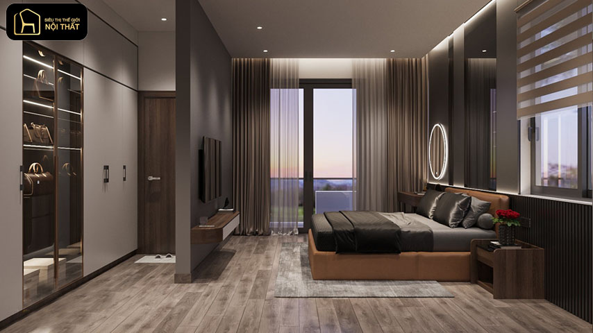 Thiết kế phòng ngủ master