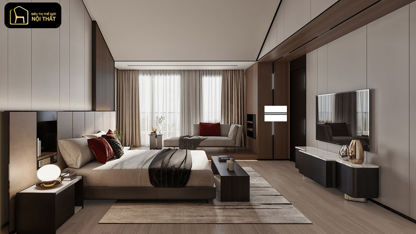 Thiết kế phòng ngủ master