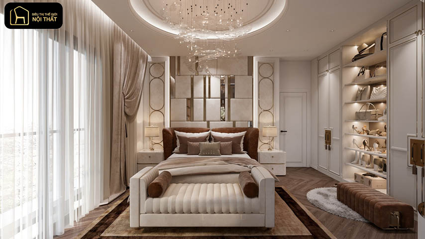 Thiết kế phòng ngủ master