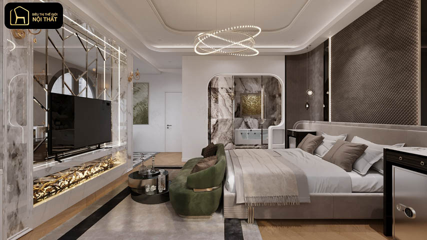 Thiết kế phòng ngủ master