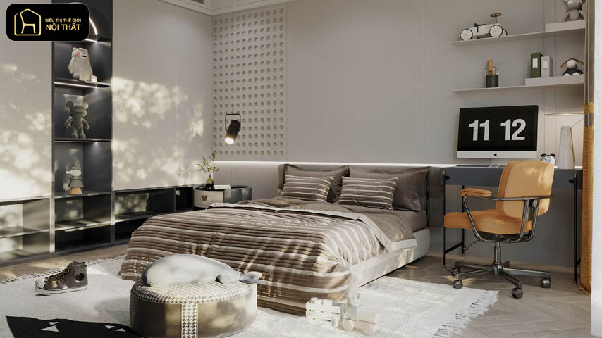 Thiết kế phòng ngủ master