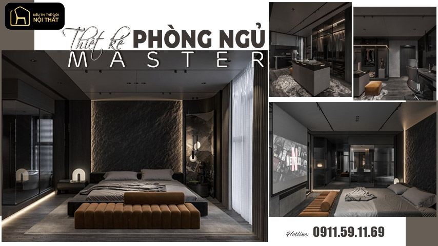 Thiết kế phòng ngủ master