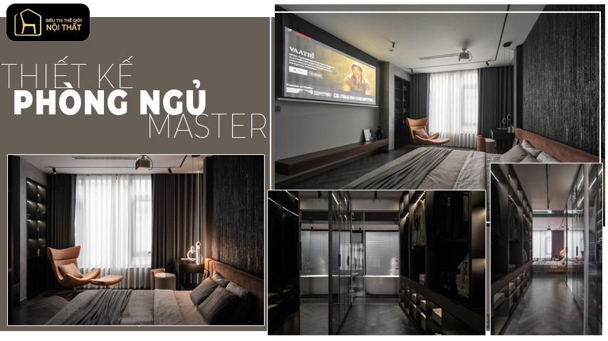 Thiết kế phòng ngủ master