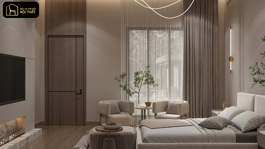 Thiết kế phòng ngủ master