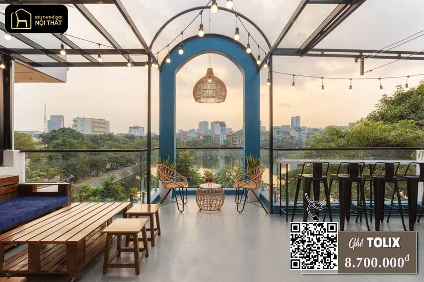 thiết kế nội thất quán cafe đẹp