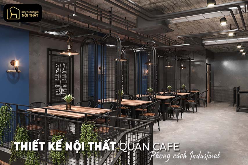 thiết kế nội thất quán cafe đẹp