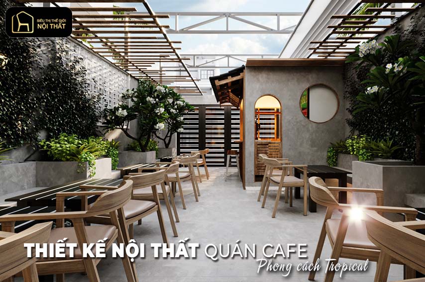 thiết kế nội thất quán cafe đẹp