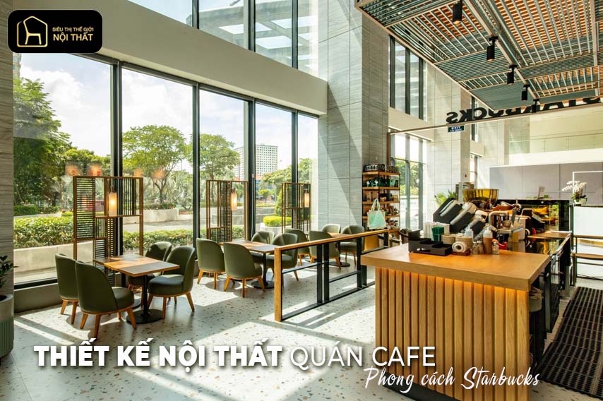 thiết kế nội thất quán cafe đẹp