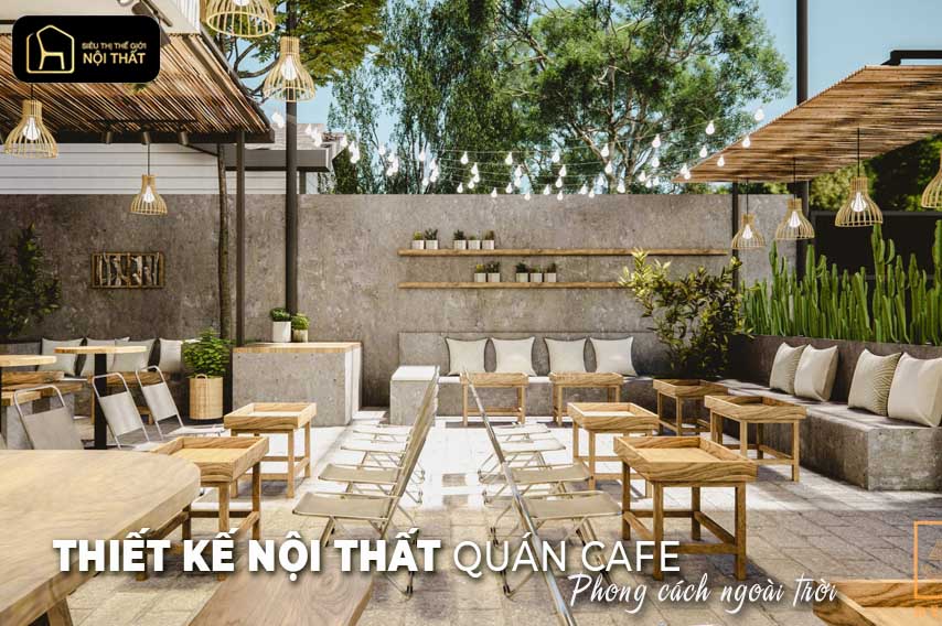 thiết kế nội thất quán cafe đẹp