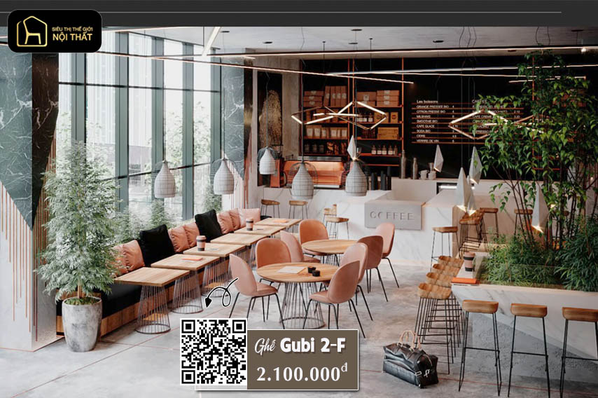 thiết kế nội thất quán cafe đẹp