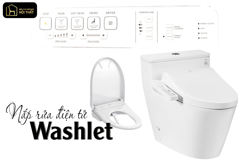 nắp rửa điện tử WASHLET