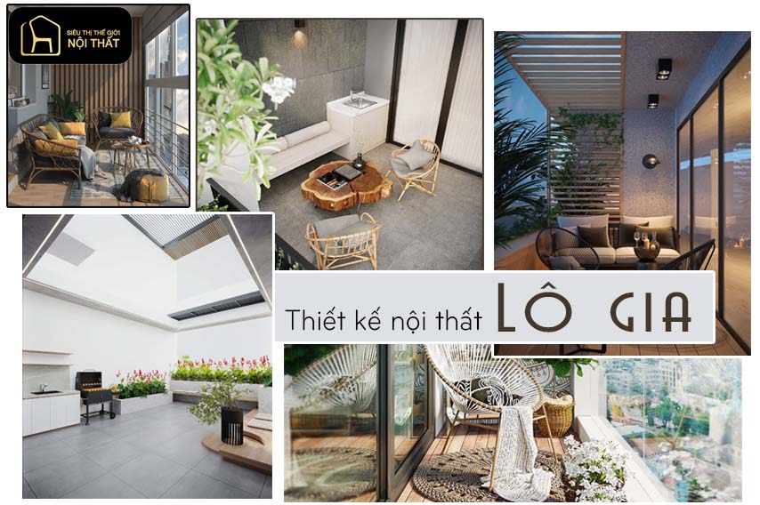 Thiết kế nội thất Lô gia và ban công - Giống và khác nhau 4 Thiết kế nội thất ban công và lô gia