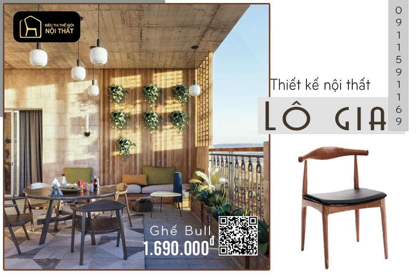 Thiết kế nội thất Lô gia và ban công - Giống và khác nhau 17 Thiết kế nội thất ban công và lô gia