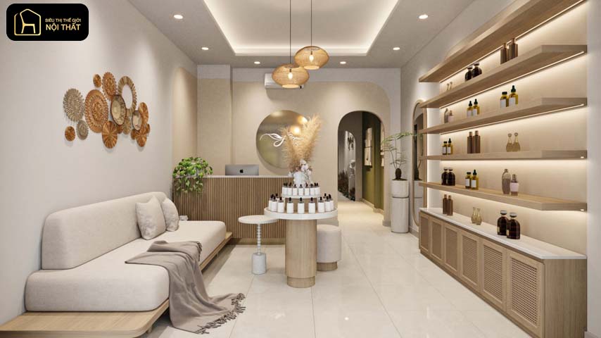 thiết kế nội thất spa