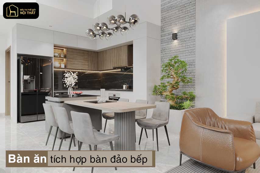 Nên mua bàn ăn mặt đá hay mặt gỗ