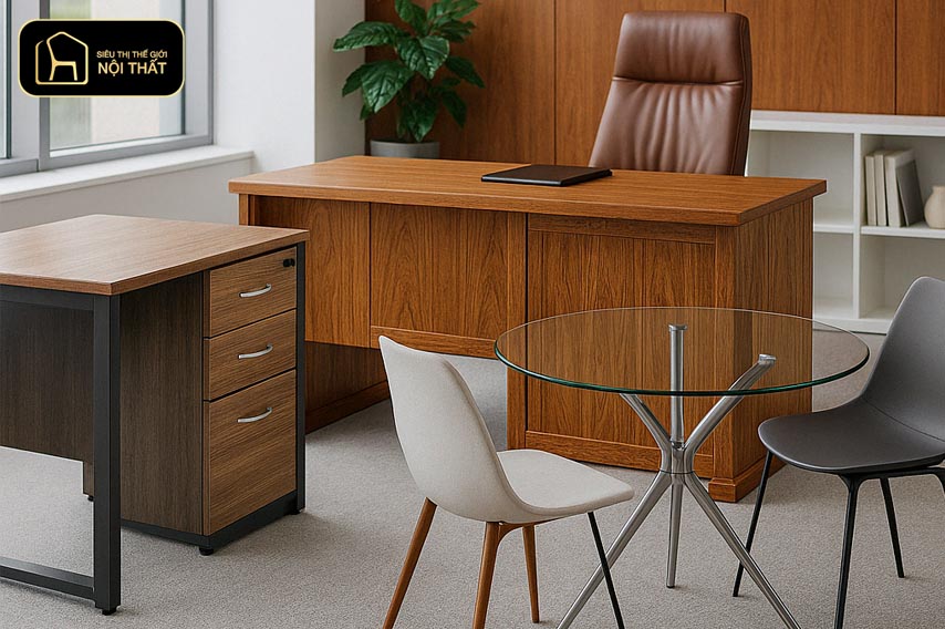 Lựa chọn chất liệu nội thất văn phòng TPHCM phù hợp
