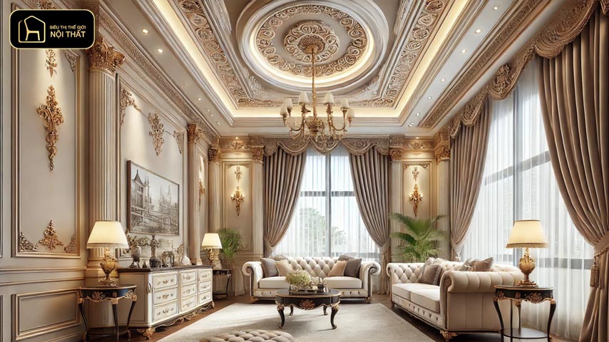 sơn phào chỉ trần nhà