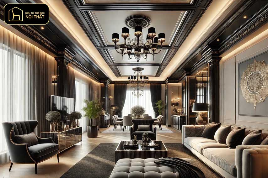 sơn phào chỉ trần nhà