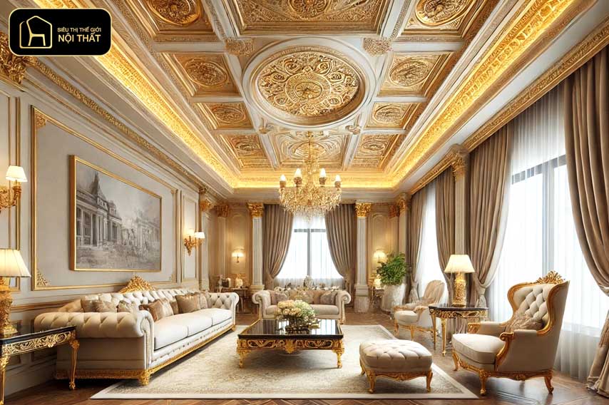 sơn phào chỉ trần nhà