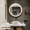 Gương Phòng Tắm Khung Gỗ Có Led DG60.1A