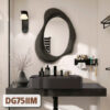 Gương Decor Phòng Tắm Khung Gỗ Treo Tường DG7511M