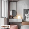 Gương Tròn Bàn Trang Điểm Khung Sơn Tĩnh Điện DKL60B