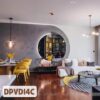 Gương Phòng Khách Khung Mạ PVD Thiết Kế Độc Đáo DPVD14C