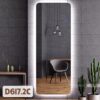 Gương toàn thân có đèn led D617.2C